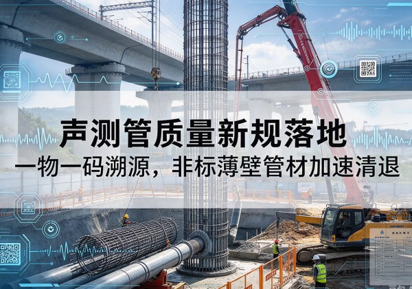 锡林郭勒盟声测管质量新规落地，一物一码溯源，非标薄壁管材加速清退